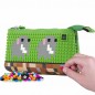 Pixie Crew Nagy Minecraft tolltartó, zöld/barna