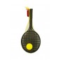 Soft tenisz fekete + labda 53cm