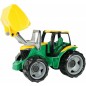 Traktor kanállal zöld-sárga 65cm 3 éves kortól