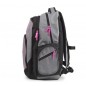 Iskola hátizsák OXY Style GREY LINE Pink és kulacs ajándékba