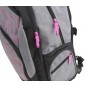 Iskola hátizsák OXY Style GREY LINE Pink és kulacs ajándékba