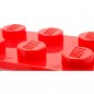 LEGO Brick - óra ébresztőóra, piros