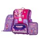 Oxybag Premium Playworld Girl Pixel iskolatáska – 5 darabos szett