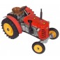 Traktor Zetor 25A piros kulcsra 15 cm