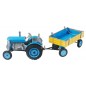Traktor Zetor platós kék kulcsos 28 cm
