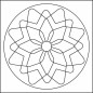 Homokfestő készlet türkiz Mandala