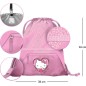 BAAGL Hello Kitty Sweet Leopard cipőzsák / tornazsák zsebbel