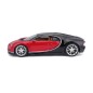 Bburago - HOBBY autómodell, Bugatti Chiron, piros-fekete, 1:18