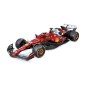 Bburago – RACE F1-es versenyautó Ferrari SF-25 .2025 sisakkal, 16 Charles Leclerc, 1:18