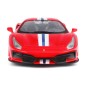 Bburago - RACE+PLAY Ferrari 488 Pista, piros, 1:24