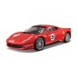 Bburago - RACING, Ferrari 458 Challenge, piros, 1:24