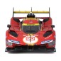 Bburago - RACING, Ferrari 499P - a 2024-es Le Mans-i 24 órás verseny győztese, piros, 1:24