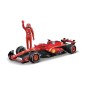 Bburago - RACE F1 pilótafigurával, Ferrari SF-24.2024, 16 Charles Leclerc, 1:24