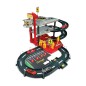 Bburago - FERRARI Race + Play, Garázs és parkoló két kisautóval, 1:43