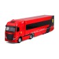 Bburago – RACE Iveco S Way - F1 Ferrari SF-24.2024, 16 Charles Leclerc, 1:43