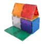 Cleverclixx – Mágneses építőjáték Brick Tiles Pack Intense – 16 db