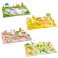 Kreatív készlet felhajtható matricákkal - 3D jelenetek - farm