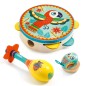 Animambo set - tamburína, maracas, kastaněty