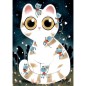 Látványos puzzle - bújós macska - 50 db