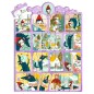 Mesés puzzle - piros Karkulka - 35 db