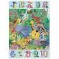 Puzzle - Dzsungel 1-től 10-ig - 54 db