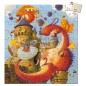 Puzzle - Lovag és sárkány - 54 db