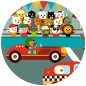 Puzzle - Versenyautó - 16 db