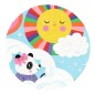 Puzzle - Panda a felhőkben - 16 db