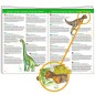 Keresős puzzle plakáttal - dinoszauruszok - 100 db