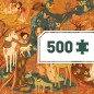 Puzzle - Unikornisok kertje - 500 darabos
