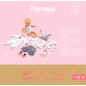 Baby Pomea - bőrönd babával Vanille és kiegészítőkkel