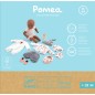 Baby Pomea - bőrönd babával Cerise és kiegészítőkkel