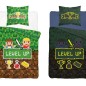 Világító ágynemű Kockák Level Up