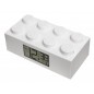 LEGO Brick - óra ébresztőóra, fehér