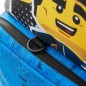 Iskolai hátizsák LEGO Freshmen Faces Blue és LEGO zselés toll minifigurával ajándékba