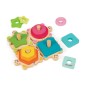 Vidám teknősök - formaillesztő és puzzle