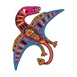 Gyermek alkotóműhely mini - dinoszauruszok - kaparós technika