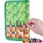 Pixie Crew Minecraft iskolai tolltartó zöld-barna