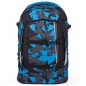 Iskola hátizsák Ergobag Satch Blue Triangle kék fekete és szállítás ingyen