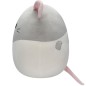 SQUISHMALLOWS Szürke fehér patkány - Rusty, 30 cm
