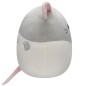 SQUISHMALLOWS Szürke fehér patkány - Rusty, 30 cm