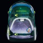 Hátizsák Coocazoo ScaleRale, OceanEmotion Galaxy Blue, kulacs 0,7l és szállítá