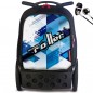Nikidom Roller XL Cool Blue gurulós iskolatáska + fejhallgató és ingyenes szállítás