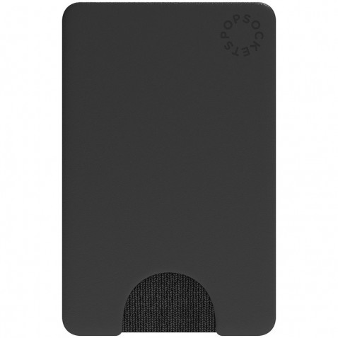 PopSockets PopWallet Black, mobiltelefon tok kártyákhoz/névjegykártyákhoz stb.