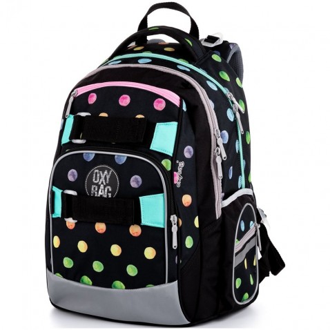 OXY Style Mini Dots iskolai hátizsák