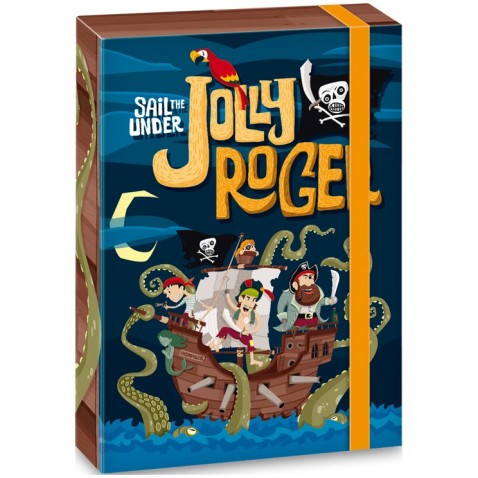 Ars Una Box Jolly Roger A4-es kalóz munkafüzetekhez