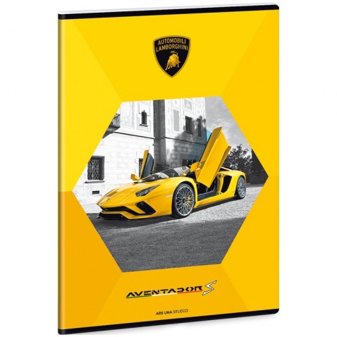 Ars Una Notebook Lamborghini sárga A4 bélelt