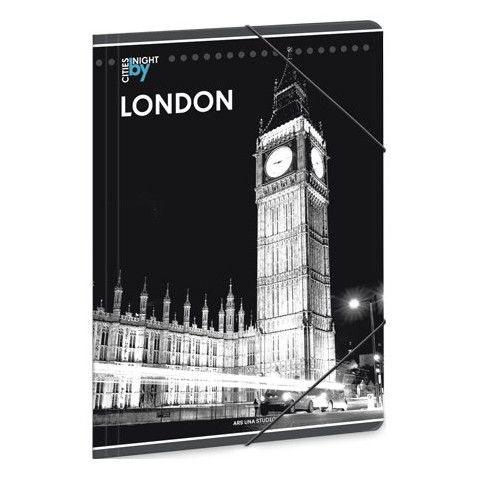 Ars Una mappa notebookoknak Night London A4