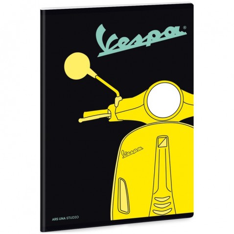 Ars Una Notebook Vespa A5 fekete bélelt