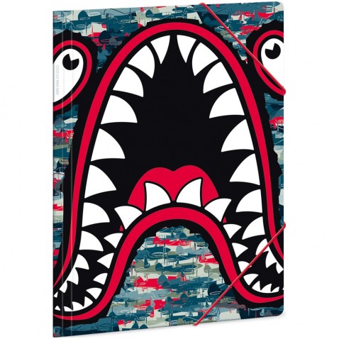 Ars Una Flying Sharks A4 gumis dosszié